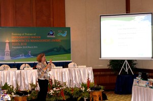 Danka Thalmeinerova presenting IWRM ToolBox