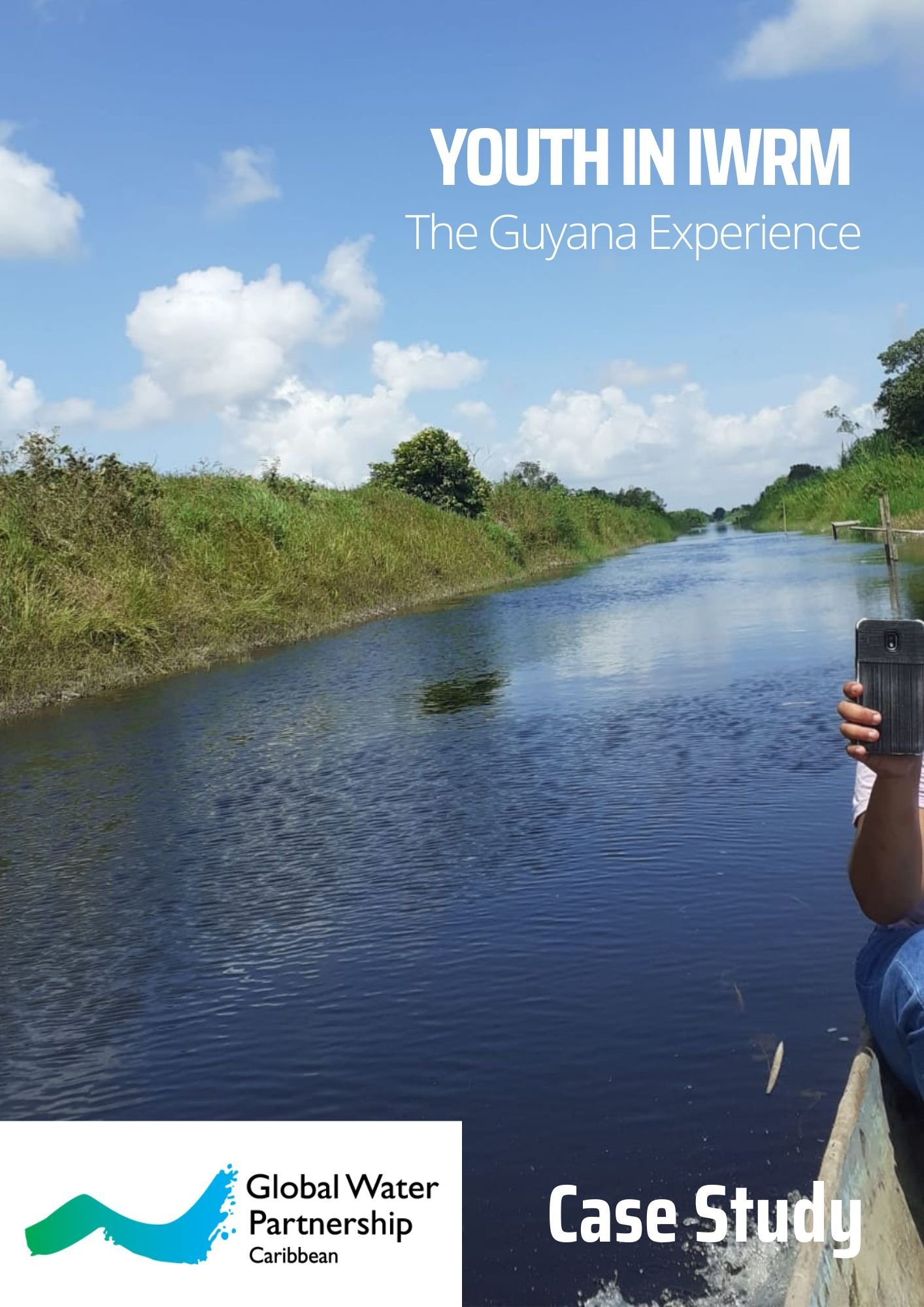 Image of a river in with the title of the case study in white text