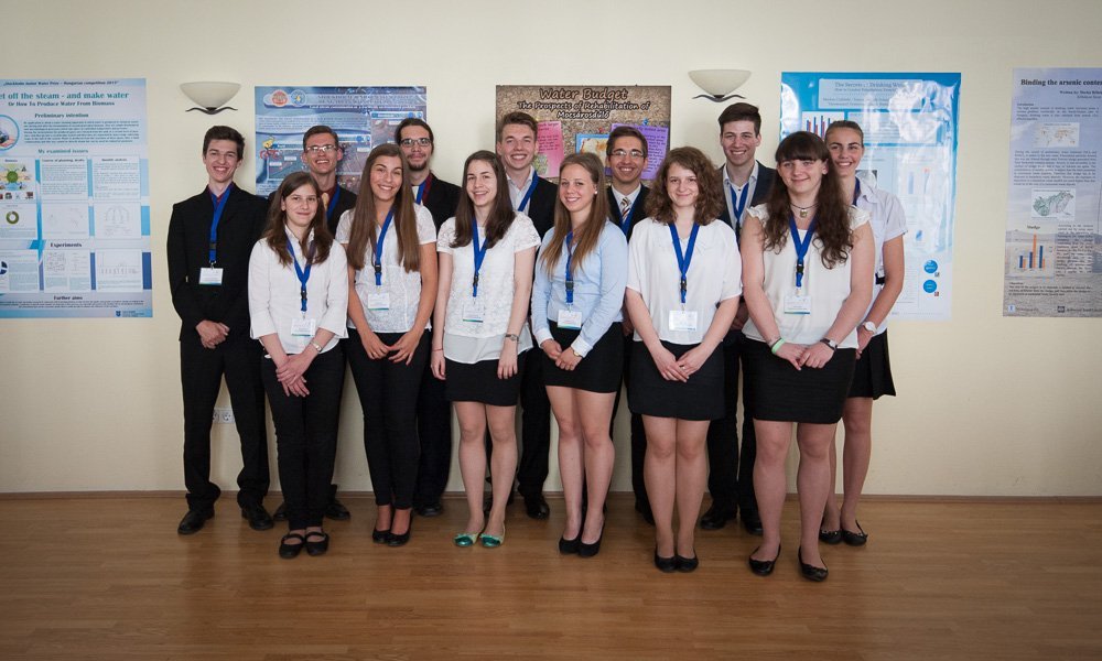 Winners of Stockholm Junior Water Prize in Hungary