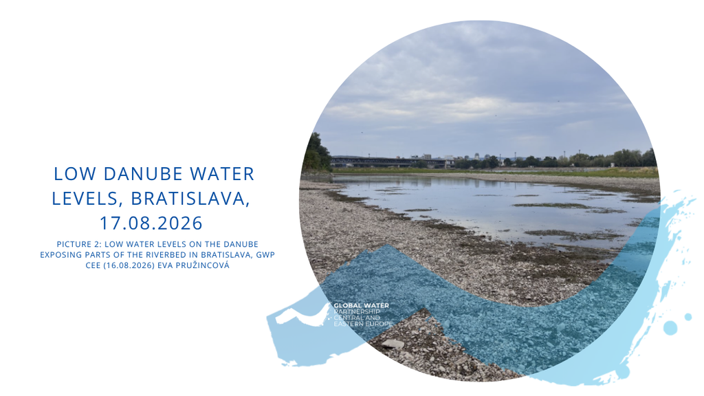 low Danube water levels, Bratislava, 17.08.2026_Dry Danube in BA