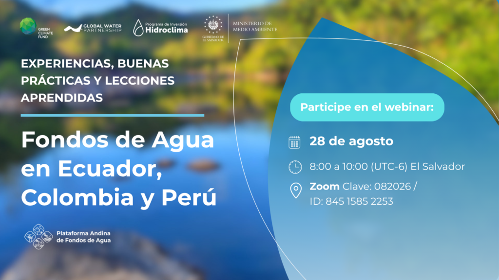 Webinar Hidroclima Fondos de Agua