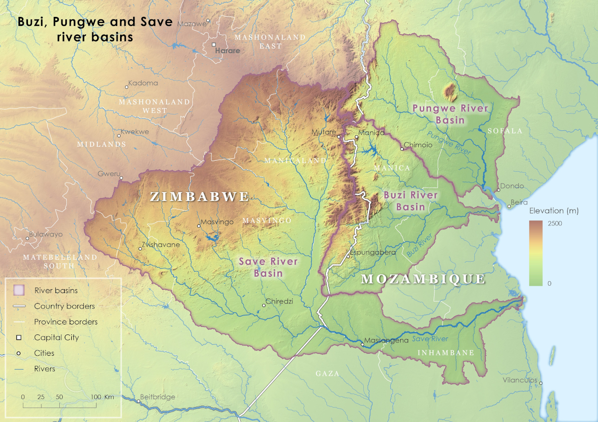 BUPUSA River Basins Map