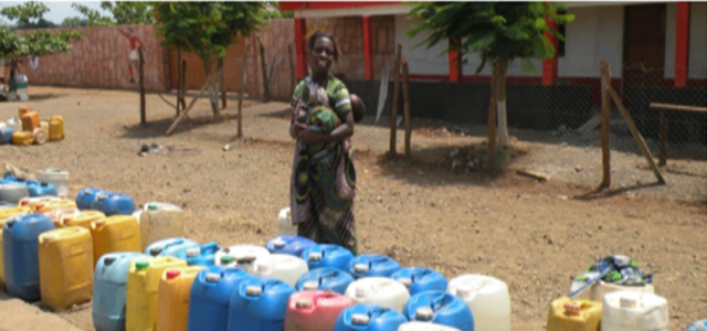 Queueing for water