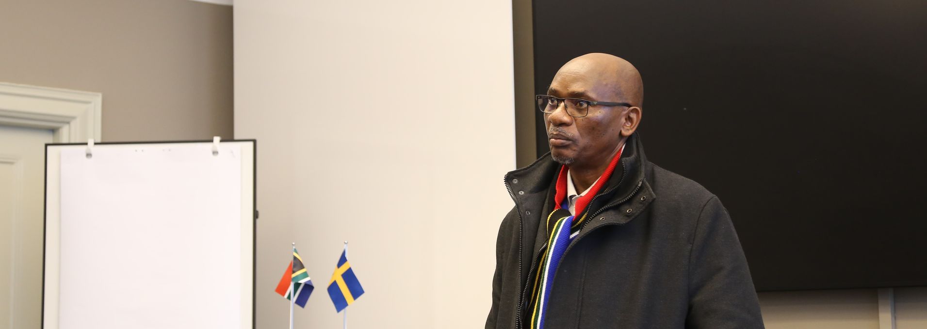 Mr. Ramateu Monyokolo speaking