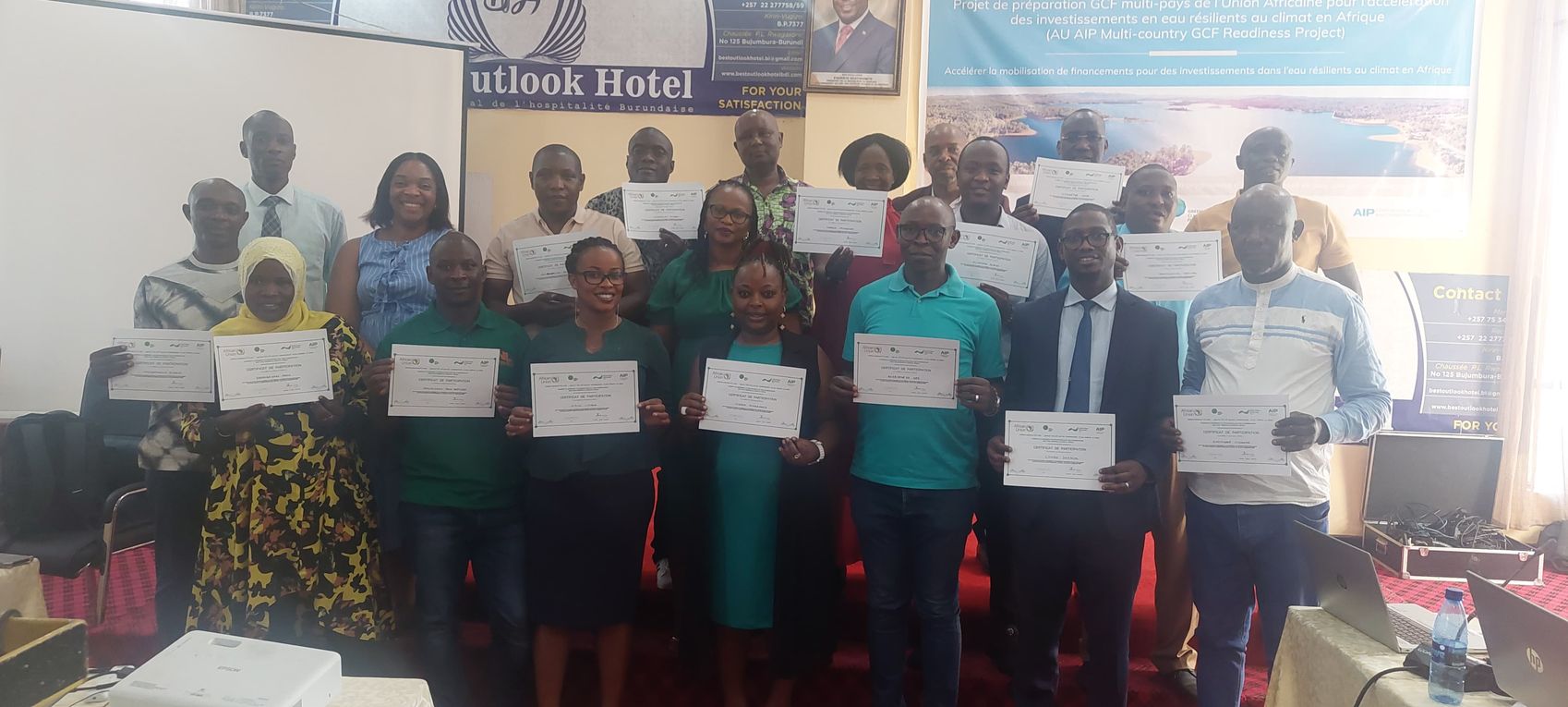 Burundi training session