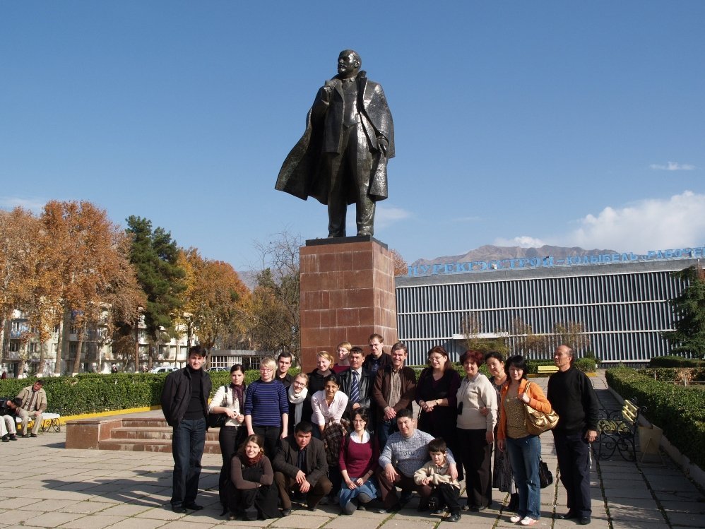 Finnish students, group portrait, CACENA